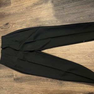 Zara black tapered leg pants
